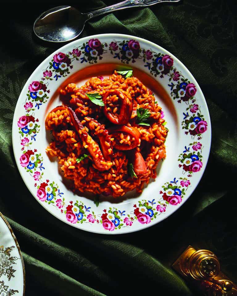 Σουπιές με ρύζι μικρασιάτικες