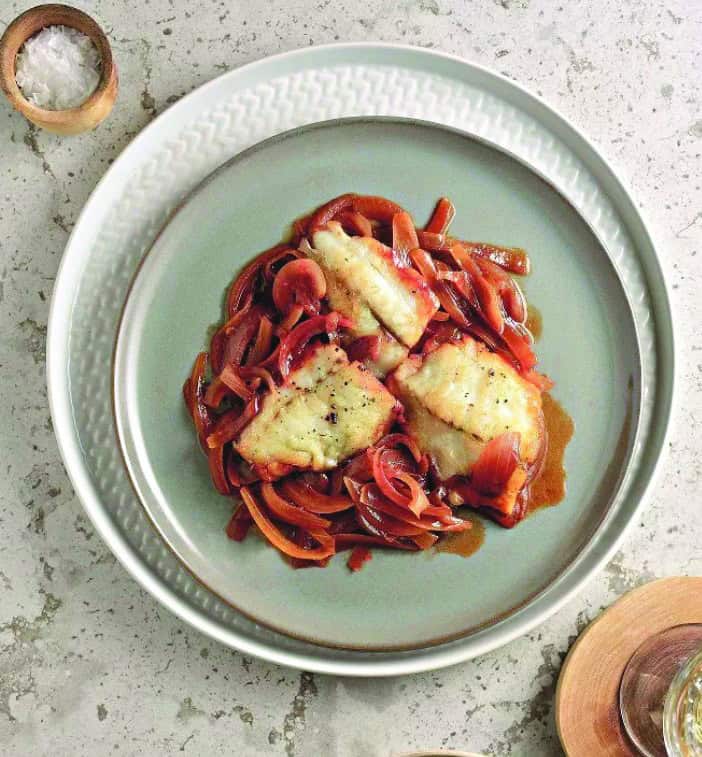 Γριβάδι στιφάδο στην κατσαρόλα