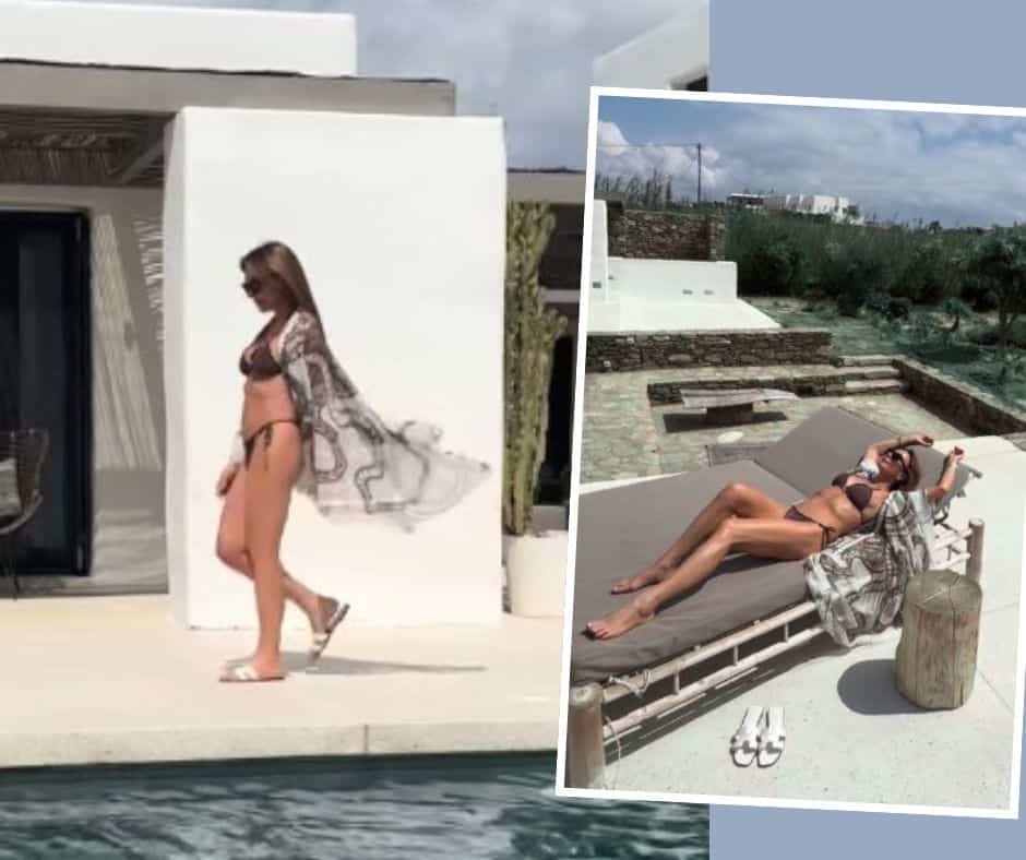 Τατιάνα Στεφανίδου: Το πρώτο μπάνιο στην Πάρο-Κορμί που κολάζει στα 55!