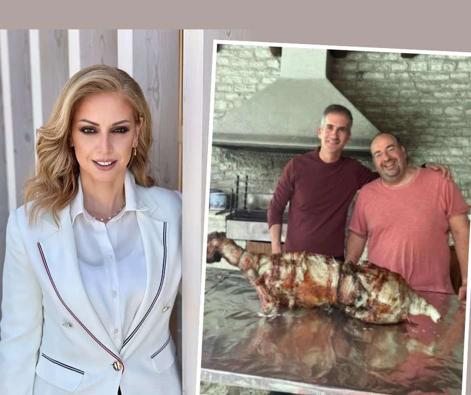 Ραλλία Χρηστίδου: «Πυρά» για τον Κώστα Μπακογιάννη και το αρνί-«Τέτοιες εικόνες δεν μας εκφράζουν!»