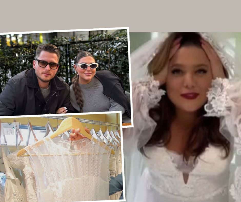 Δανάη Μπάρκα: Με νυφικό ΜI-RO 10.000 ευρώ στην εκκλησία-Με χειροποίητα κεντήματα από μετάξι και δαντέλα