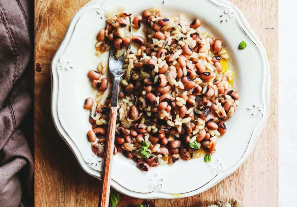 Φασολάκια μαυρομάτικα