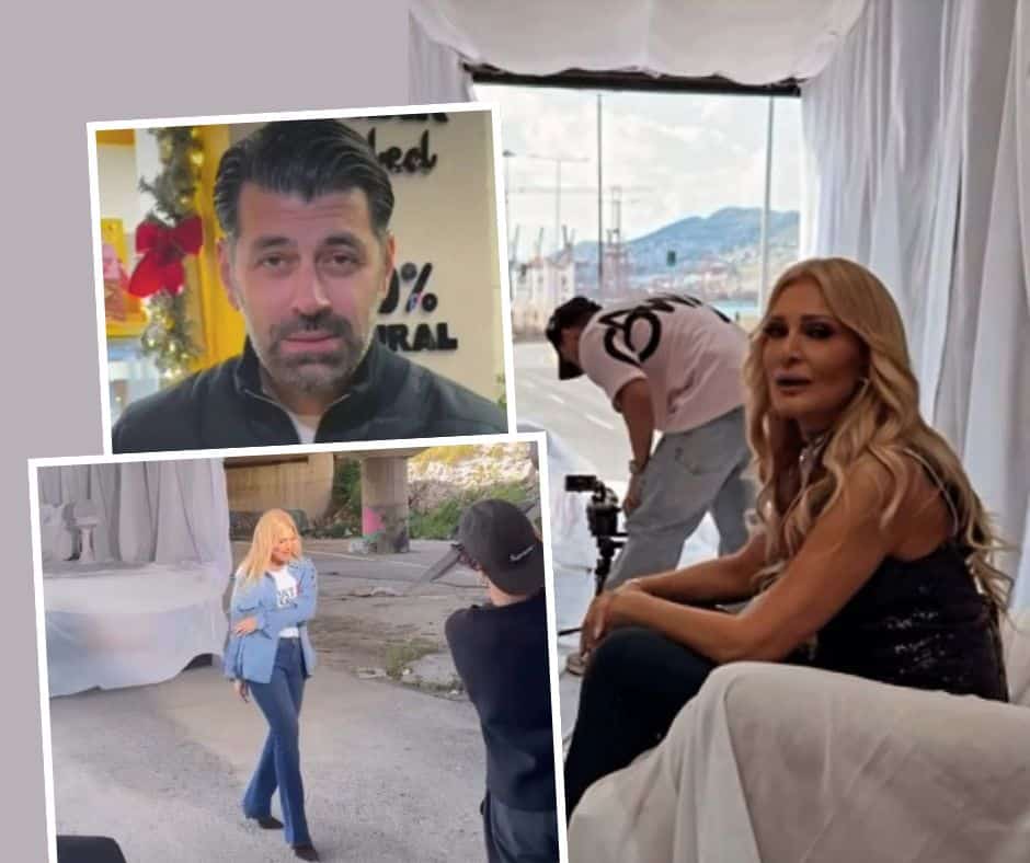 Νατάσα Θεοδωρίδου: Στα γυρίσματα του νέου της βίντεο κλιπ-Στο πλευρό της ο Γιάννης Καρυπίδης την καμάρωνε