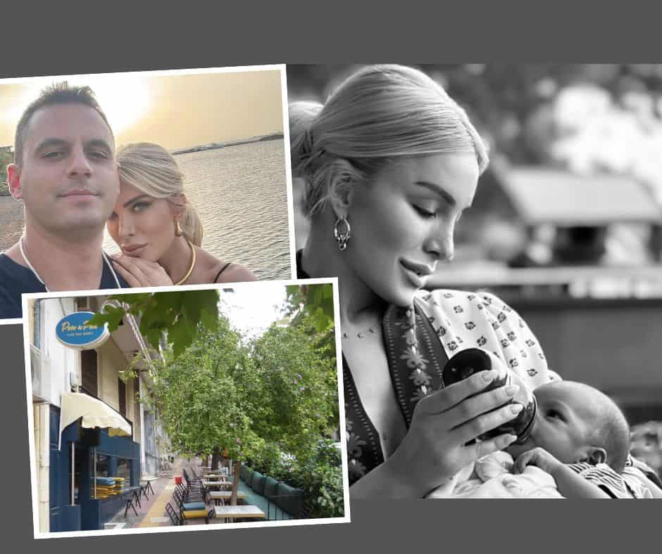 Η τεράστια περιουσία εκατομμυρίων του Κουτσουμπή: 8 μαγαζιά παίρνει «προίκα» το μωρό της Καινούργιου