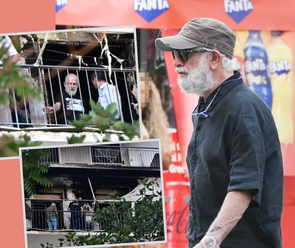 Πέτρος Φιλιππίδης: Ξαναγεννιέται από τις στάχτες του-Ξαναχτίζει το καμένο διαμέρισμα στην Πατησίων!