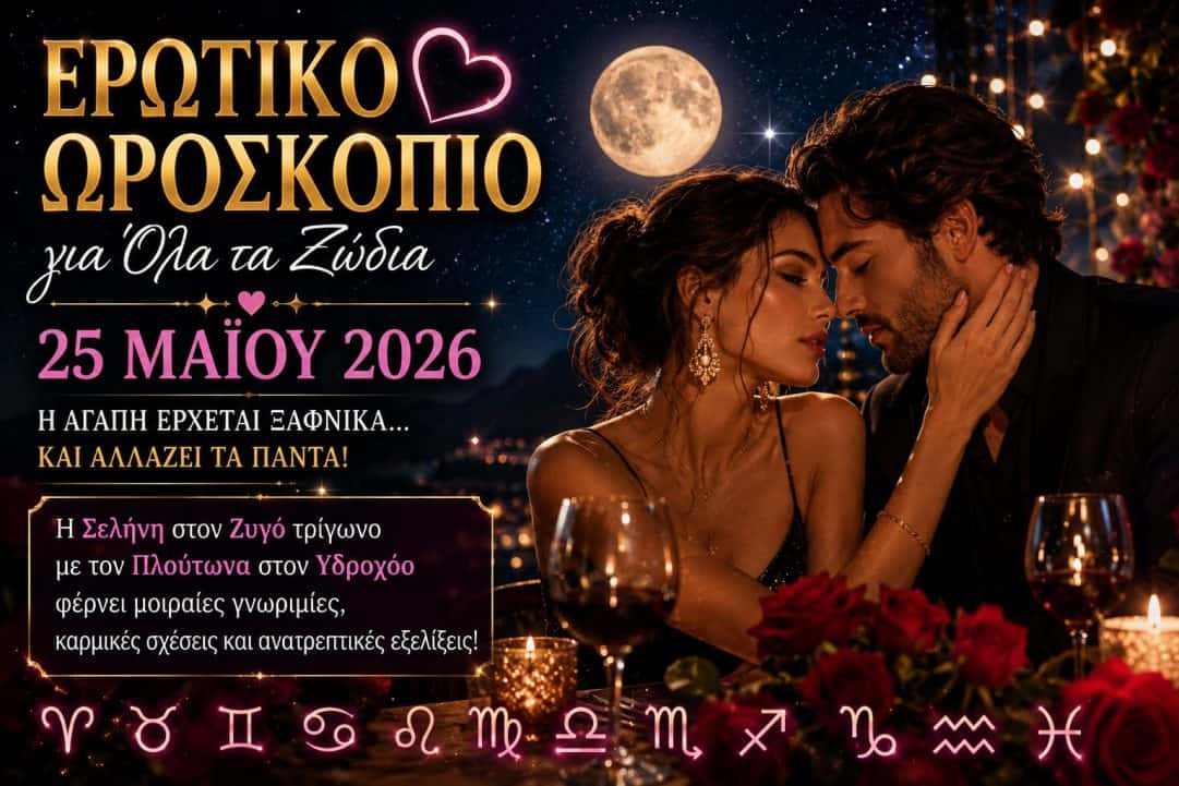 Το Σύμπαν Φέρνει Μοιραίες Εξελίξεις στα Ζώδια στις 25 Μαΐου 2026