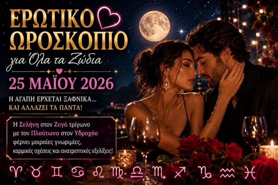 Το Σύμπαν Φέρνει Μοιραίες Εξελίξεις στα Ζώδια στις 25 Μαΐου 2026