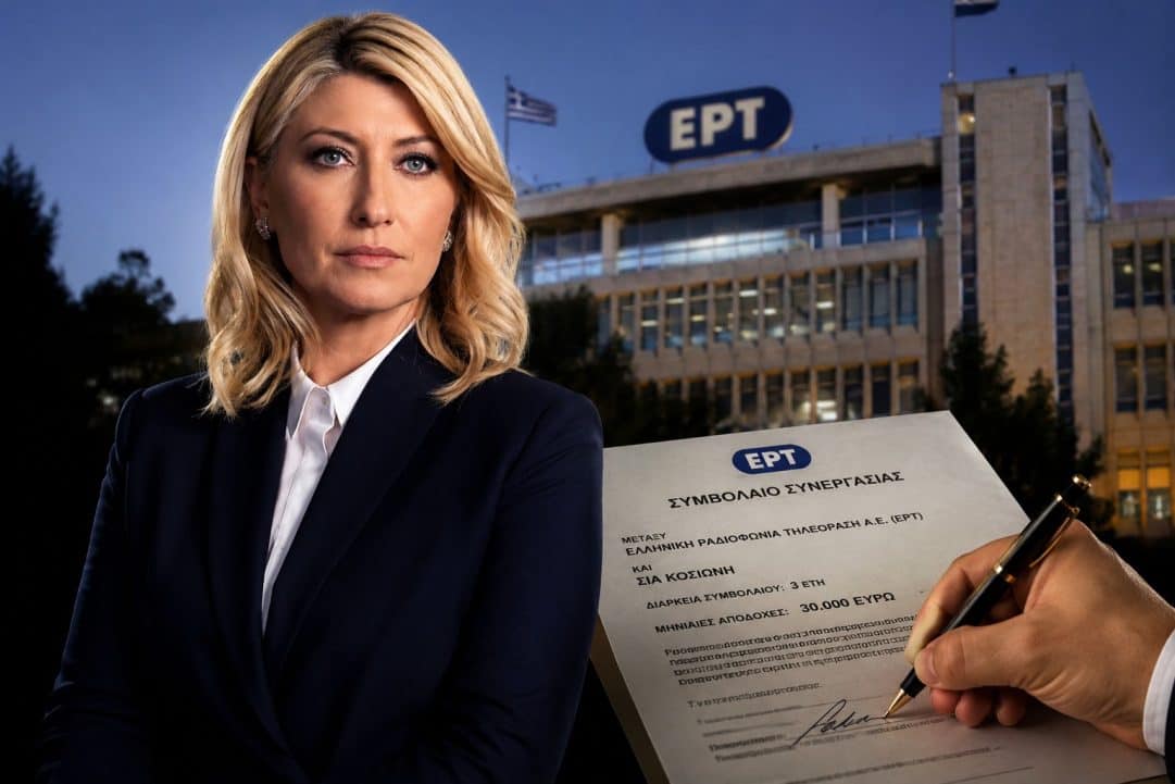Βρήκαμε το χρυσό συμβόλαιο της Κοσιώνη με την ΕΡΤ: Τρία χρόνια πακέτο και 30.000 ευρώ τον μήνα για το δελτίο ειδήσεων