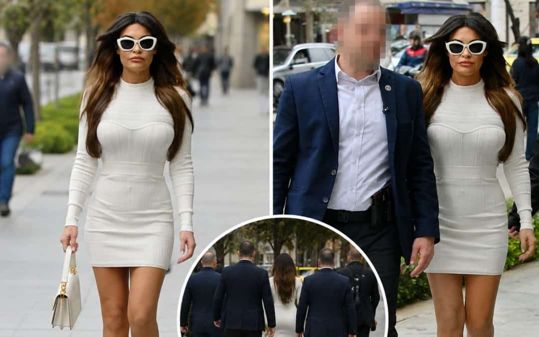 Κίμπερλι Γκίλφοϊλ: Με καυτό μίνι φόρεμα στο κέντρο της Αθήνας-Ποιος είναι ο άντρας σκιά δίπλα της