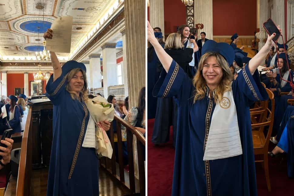 Πήρε πτυχίο στα 64 η Δήμητρα Παπαδοπούλου: Το συγκινητικό μήνυμά της με το χαρτί στο χέρι