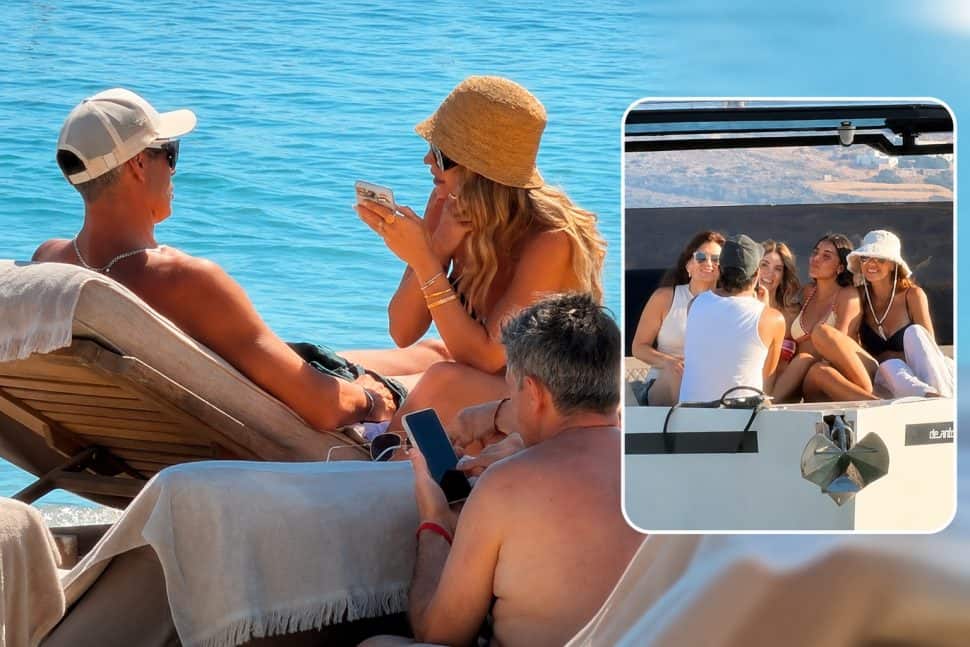 Τσερέλα-Οικονομάκου: Τετρακόσιοι καλεσμένοι, παίχτες του NBA, τραγουδιστές και ηθοποιοί, έφτασαν στην Πάρο-Πάρτι υπερπαραγωγή στο beach bar Crios