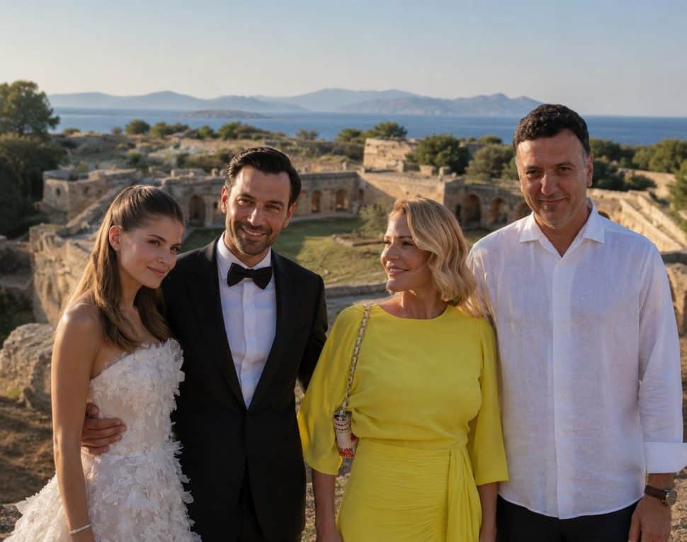 Άμα έχεις σύζυγο τον Κικίλια! Σφοδρές αντιδράσεις για τον αρχαιολογικό χώρο που έγινε ο γάμος της κόρης της Μπαλατσινού