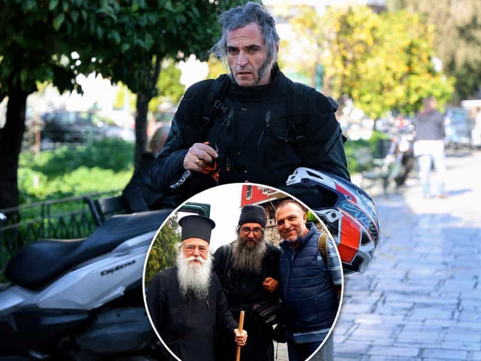Ντοκουμέντο! Ο Άρης Σερβετάλης αγνώριστος, στο Άγιο Όρος-Έτοιμος να εγκαταλείψει τα εγκόσμια