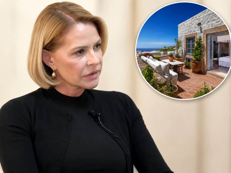 Στα αζήτητα το παλάτι της Μπαλατσινού στην Πάτμο: Γι΄αυτό δεν βρίσκει αγοραστή για τη βίλα της η Τζένη