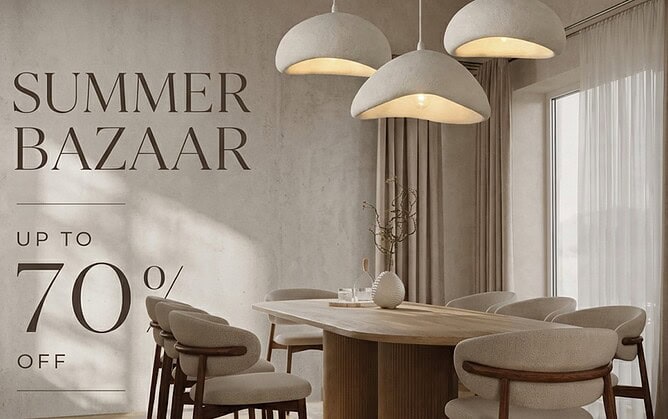 Έπιπλα GAND: Bazaar εκπτώσεων έως -70%