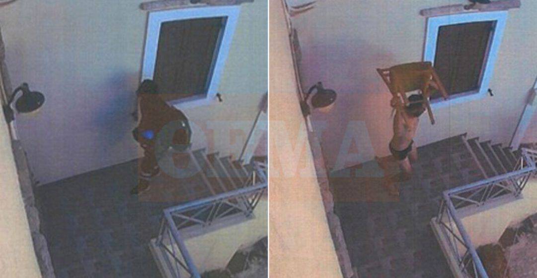 Καρέ καρέ το φονικό στη Σύρο: Η μεταμφιεσμένη 41χρονη, το μαχαίρι και η καταδίωξη στα σκαλιά (ανατριχιαστικές εικόνες)