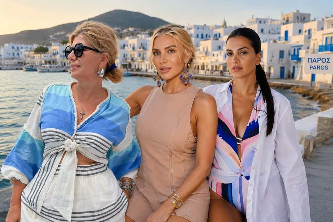 Τρεις ξένες Τσιμτσιλή, Κουτσελίνη και Καινούργιου στην Πάρο: Έτρεχαν στα σοκάκια να κρυφτούν η μία από την άλλη – Τι συμβαίνει; (Βίντεο)