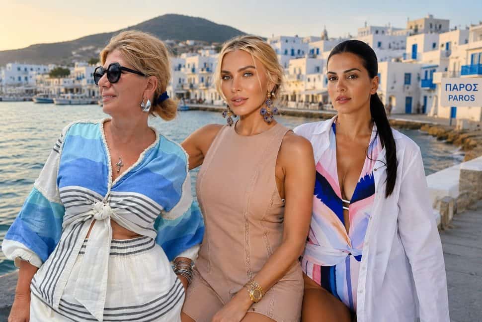 Τρεις ξένες Τσιμτσιλή, Κουτσελίνη και Καινούργιου στην Πάρο: Έτρεχαν στα σοκάκια να κρυφτούν η μία από την άλλη – Τι συμβαίνει; (Βίντεο)