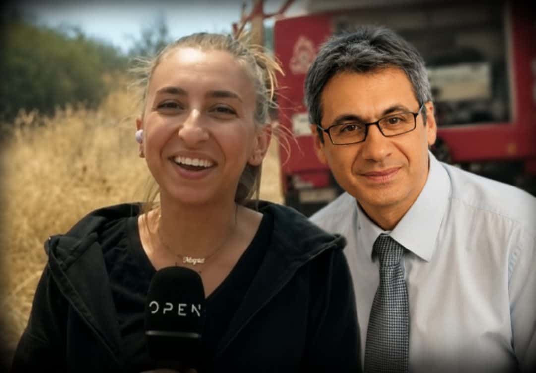 Η πρώτη αντίδραση του Γενικού Διευθυντή Ειδήσεων του Open: Τι απαντά για τα γέλια της ρεπόρτερ στις φωτιές