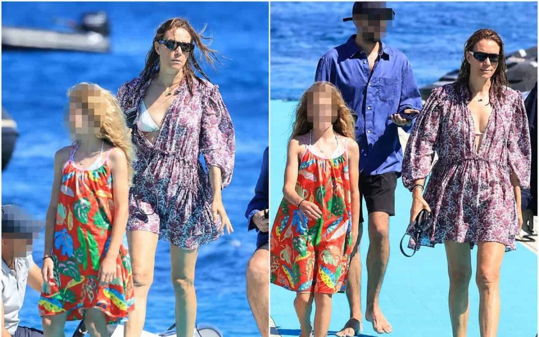 Μοντέλο και η κόρη της Καγιά: Κατάξανθη, με σγουρό μαλλί μέχρι την μέση και πανύψηλη-Όλη η Μύκονος κοιτούσε το πανέμορφο κορίτσι!
