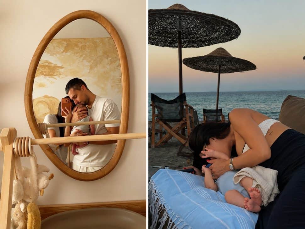 Σάκης Κατσούλης: Η φωτογραφία που έλιωσε το Instagram-Δείτε τη Μαριαλένα Ρουμελιώτη να θηλάζει τον γιο τους