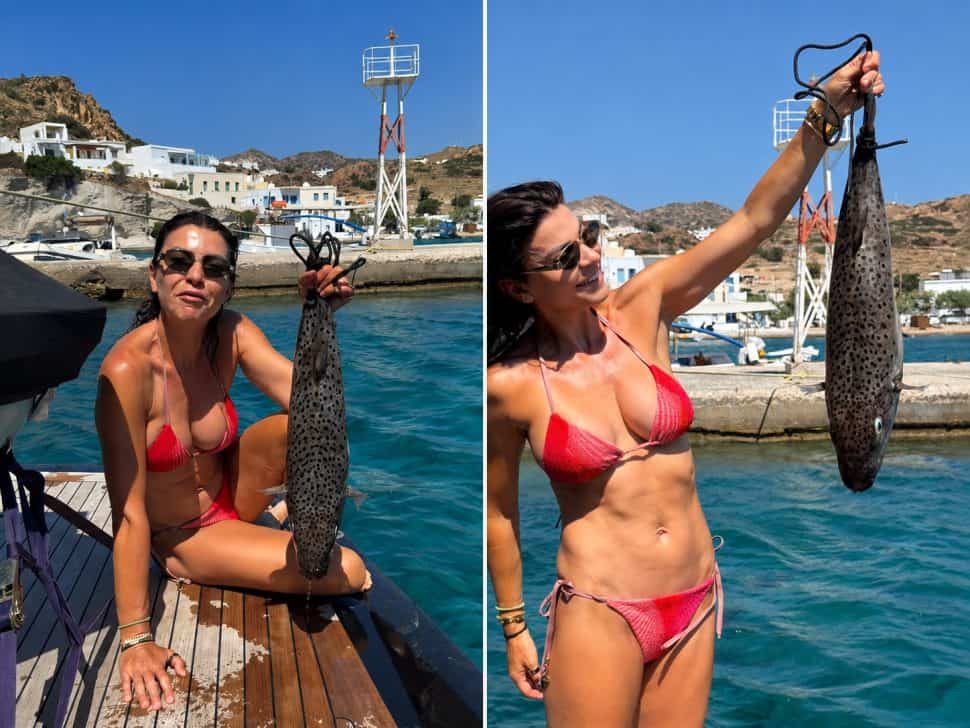 «Με ποια ιδιότητα τα λες αυτά;»: Άγριο κράξιμο στη Βερνίκου για το βίντεο που κρατάει λαγοκέφαλο