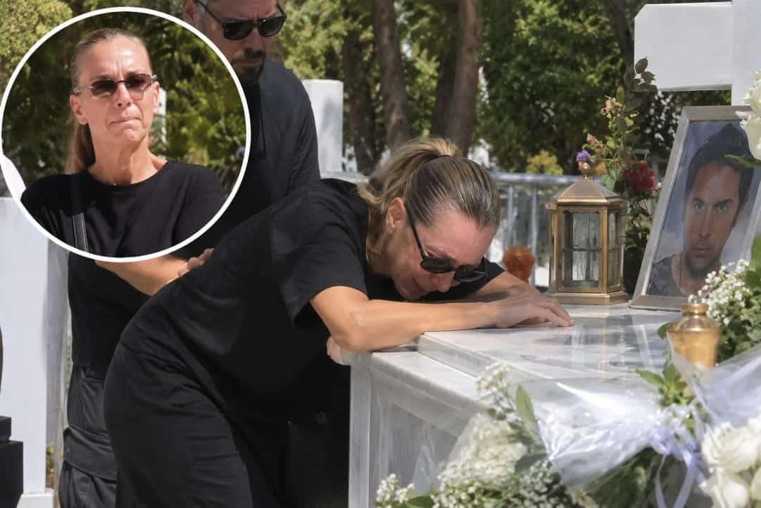 Συμβαίνει τώρα! Ξανά στο μνήμα του Μαζωνάκη η Βάσω: Γατζώθηκε πάνω από τον τάφο και δεν άφηνε τα μάρμαρα-Την τράβαγε ο Μακρυνιώτης-«Δώστε μου πέντε λέπτα να…»
