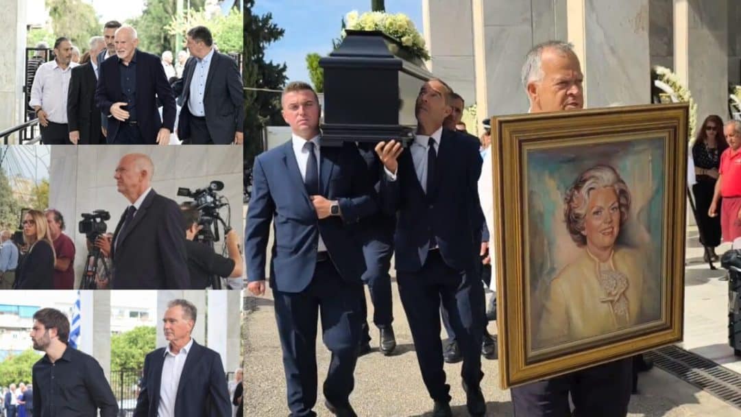 Κηδεία Μαργαρίτας Παπανδρέου: Σπάραξαν οι γιοι και τα εγγόνια της-«Είμαστε πολύ υπερήφανοι που είμαστε κομμάτι σου»