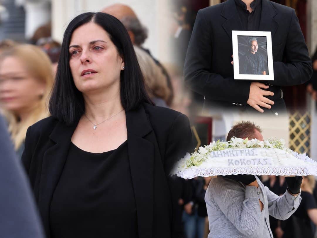 Συμβαίνει τώρα! Κόκοτας: Σπαραγμός στο 40ήμερο μνημόσυνο – Με μάτια πρησμένα η χήρα Κατερίνα